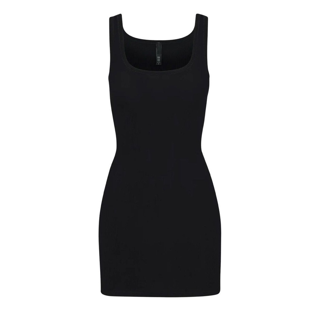 Rare Skims Onyx Soft Lounge Mini Dress